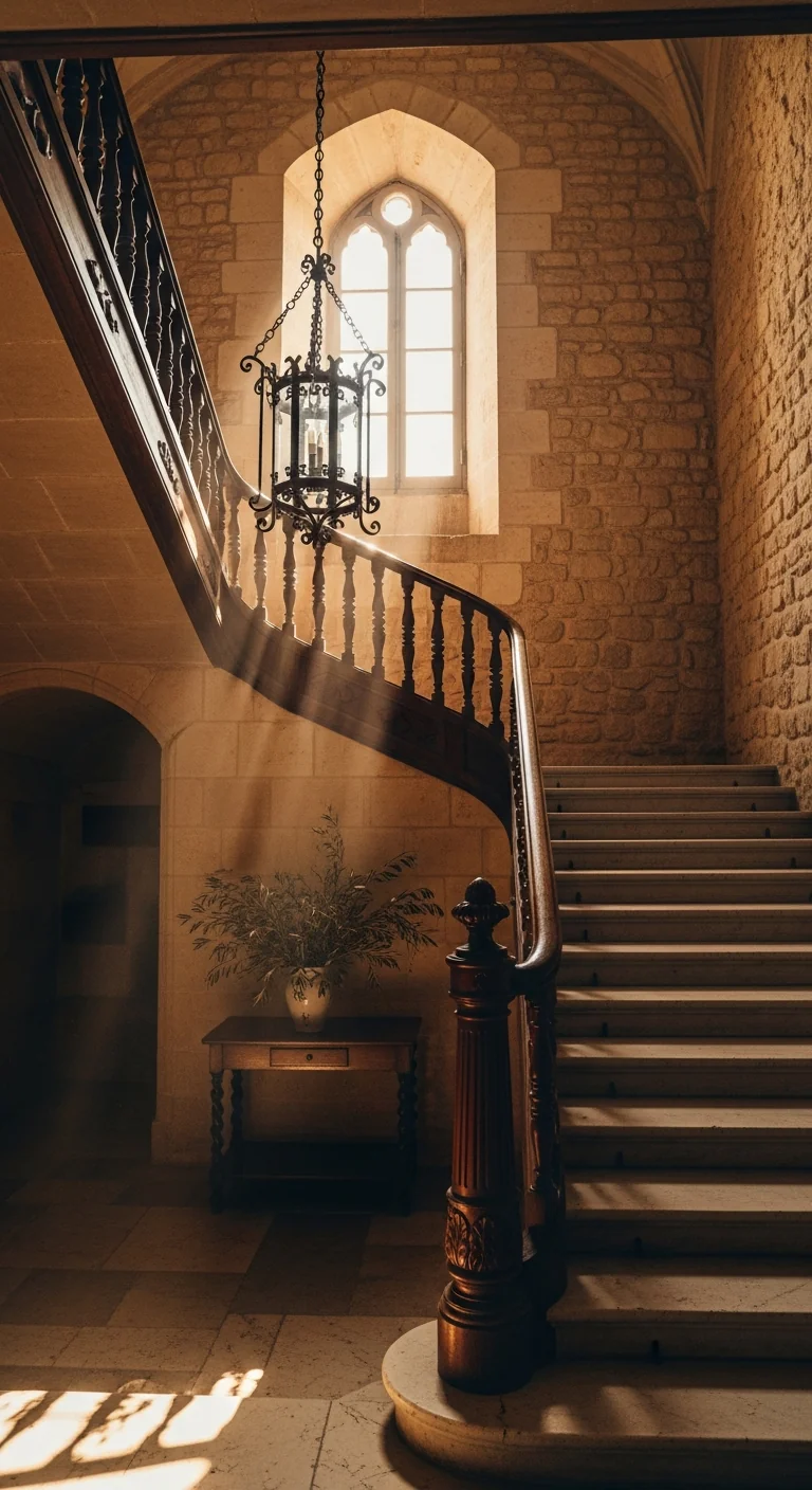 Escalier château