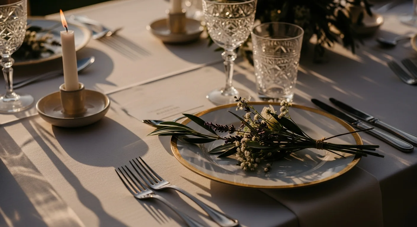 Table mariage détail